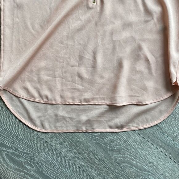 Calvin Klein Gold Zipper Blouse - Picture 7 of 10